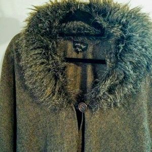 Brown and Black Cape